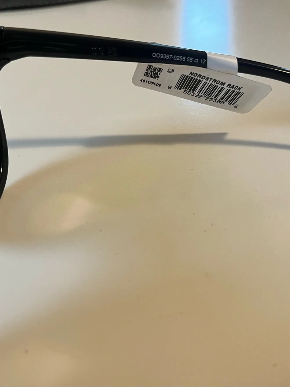 Oakley Hold Out Polished Black Violet Lens sunglasses $217 read sunglasses only